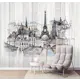 Фотообои флизелиновые Dekor vinil Акварельный Париж 300x270 см 9106_dv