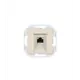 Розетка компьютерная встраиваемая Aling-conel Prestige 6016S.9 RJ45 Cat 6А FTP цвет кремовый