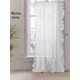 Тюль на шторной ленте At Home Шилонен 150x270 см цвет белый