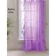 Тюль на шторной ленте At Home Шилонен-04 150x300 см цвет фиолетовый, сиреневый