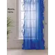 Тюль на шторной ленте At Home Шилонен-06 150x260 см цвет синий, голубой
