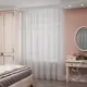 Тюль Марта YML515 на шторной ленте 250x400 см, цвет светло-серый