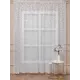 Тюль на шторной ленте Amore Mio жаккардовый 6PL 300x270 см цвет белый