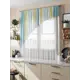 Тюль для кухни на шторной ленте AT Home Нувия 280x160 см цвет разноцветный