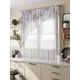 Тюль для кухни на шторной ленте AT Home Аглия 280x160 см цвет разноцветный