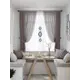 Тюль на шторной ленте At Home Тимронис 300x150 см цвет белый