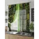 Тюль для кухни на шторной ленте At Home Антуани 150x180 см цвет зеленый