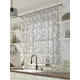 Тюль для кухни на шторной ленте At Home Вилрис 300x150 см цвет белый