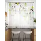 Тюль для кухни на шторной ленте At Home Фловьер 300x150 см цвет белый