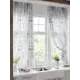 Тюль для кухни на шторной ленте At Home Морнитер 150x180 см цвет белый