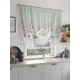 Тюль на шторной ленте At Home Менкриат 150x150 см цвет фисташка