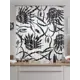 Тюль для кухни на шторной ленте At Home Кенмиалс 150x180 см цвет белый