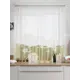 Тюль для кухни на шторной ленте At Home Синориас 150x180 см цвет белый