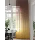 Тюль на шторной ленте At Home Шенлист 150x280 см цвет желтый