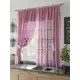 Тюль для кухни на шторной ленте At Home Армсти 150x180 см цвет розовый