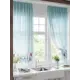 Тюль для кухни на шторной ленте At Home Хорнифер 150x180 см цвет бирюза