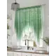 Тюль на шторной ленте At Home Венглис 200x145 см цвет зеленый