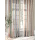 Тюль на шторной ленте At Home Флорбис 150x260 см цвет бежевый