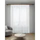 Тюль на шторной ленте Decofest Марио 300x280 см цвет белый