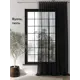 Тюль на шторной ленте At Home Музия 300x310 см цвет черный