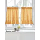 Тюль на шторной ленте At Home Руона 100x60 см цвет светло-коричневый