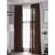 Тюль на шторной ленте At Home Рудрин 200x230 см цвет венге