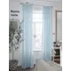 Тюль на шторной ленте At Home Офио 200x240 см цвет голубой