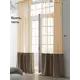 Тюль на шторной ленте At Home Клоэ 150x280 см цвет светло-коричневый