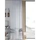Тюль на шторной ленте At Home Лиргимис 150x260 см цвет синий, голубой