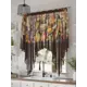 Тюль на шторной ленте At Home Фелвинес 200x145 см цвет красный, бордовый