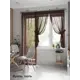 Тюль на шторной ленте At Home Лурано 150x280 см цвет коричневый