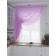 Тюль на шторной ленте At Home Лолиф 300x180 см цвет сиреневый