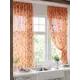 Тюль для кухни на шторной ленте At Home Ханмирос 150x180 см цвет оранжевый