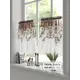Тюль на кулиске AT Home Ларимант 100x60 см цвет белый, красный, коричневый