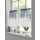 Тюль на кулиске AT Home Рилоторс 100x60 см цвет белый, синий, голубой, серый