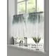 Тюль на кулиске AT Home Шелритос 100x60 см цвет белый, бирюзовый, серый, мурена