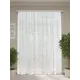 Тюль на шторной ленте ТД Текстиль Герти 300x250 см цвет белый
