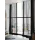 Тюль на шторной ленте At Home Гюстин 150x270 см цвет черный