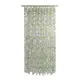 Тюль на шторной ленте I-Linen Органза Цветы 300x260 см цвет зеленый
