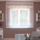 Тюль на шторной ленте для кухни Лентабел Р.Д55 200x155 см цвет белый