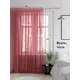 Тюль на шторной ленте At Home Тирои 400x260 см цвет брусника