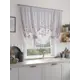 Тюль на шторной ленте At Home Менкриат 150x150 см цвет светло-серый