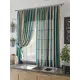 Тюль для кухни на шторной ленте At Home Тарнис 150x180 см цвет бирюзовый