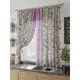 Тюль для кухни на шторной ленте At Home Абелис 150x180 см цвет фиолетовый, сиреневый