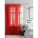Тюль на шторной ленте At Home Тирои 400x260 см цвет красный