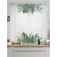 Тюль на шторной ленте для кухни Helga Римартонс 150x180 см цвет белый