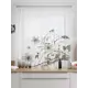 Тюль на шторной ленте для кухни Helga Фемианс 150x180 см цвет белый