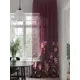Тюль на шторной ленте Helga Лиританс 150x280 см цвет розовый