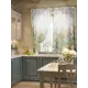 Тюль на шторной ленте для кухни Helga Самер 150x180 см цвет белый