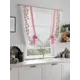 Тюль на шторной ленте Helga Панлирс 150x150 см цвет белый